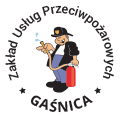 Gaśnica Logo Białe